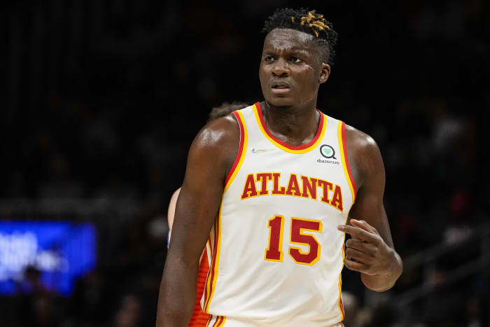 C Clint Capela's time in Atlanta may be coming to a close as the team looks to grow younger players.